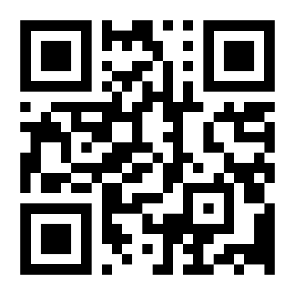 QR code that shares business card